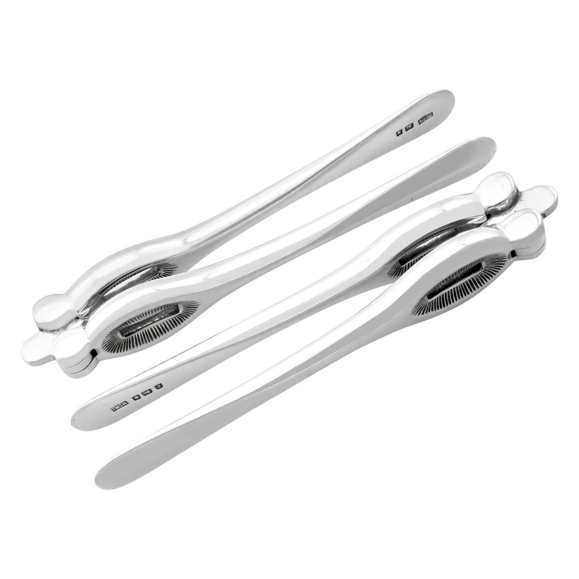 Antike 1920er Sterling Silber Nussknacker