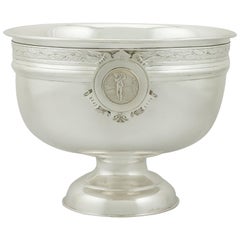 Antique 1920s Sterling Silver Presentation Bowl