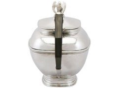 Antique 1920s Sterling Silver Teapot by Omar Ramsden