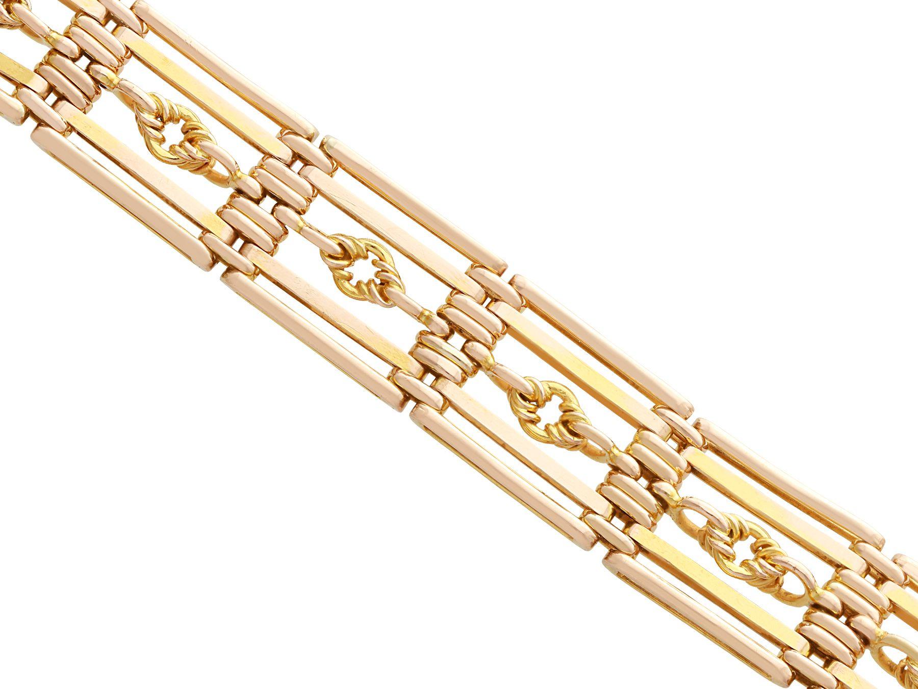 gate bracelet gold