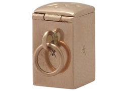 Antique 1920s Yellow Gold 'Jack in the Box' Charm