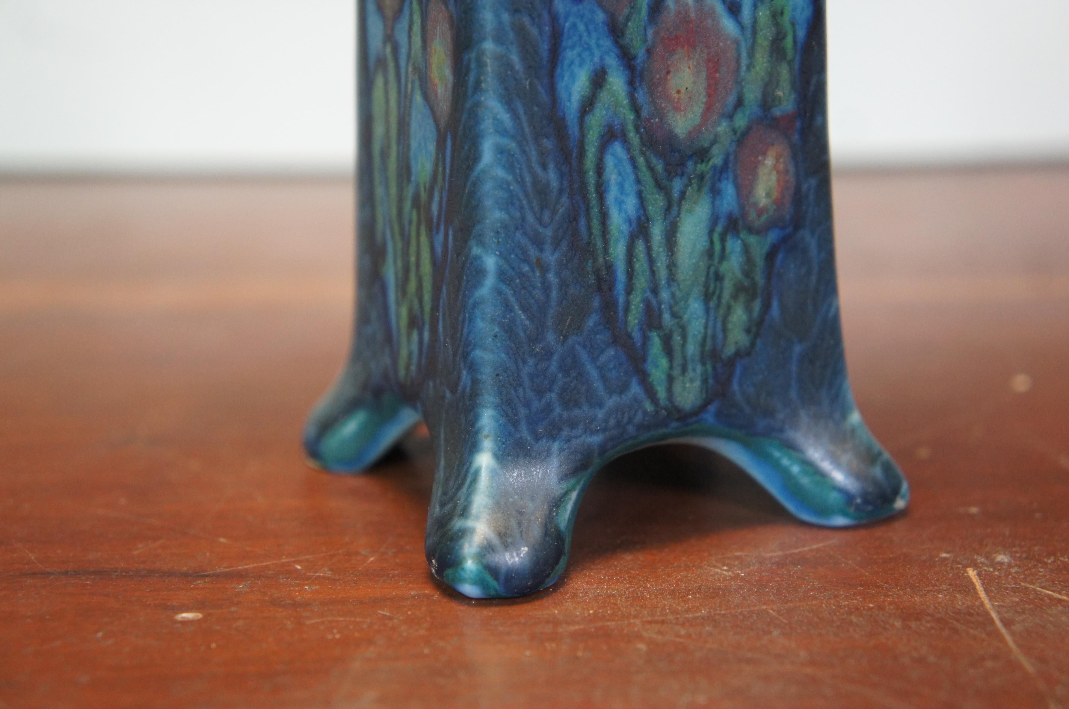 Antique 1923 Rookwood Art Pottery Vera Tischler Vellum Bud Vase 8.5