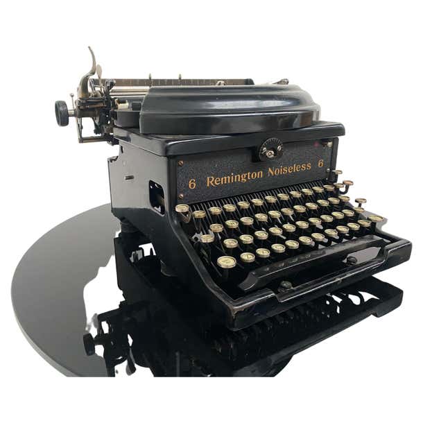 Antique 1924 Remington Noiseless Standard 6 Typewriter For Sale at ...