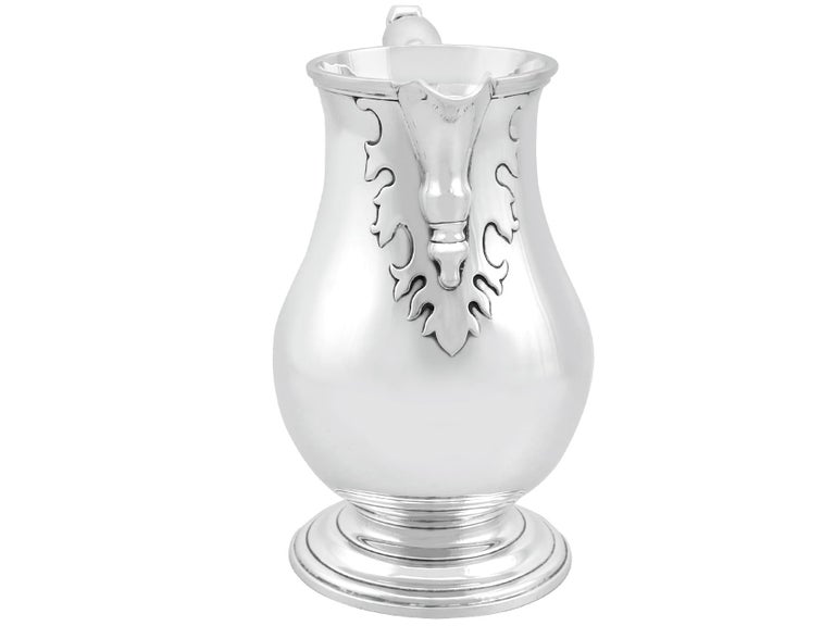 Antique 1925 Sterling Silver Beer / Water Jug For Sale at 1stDibs