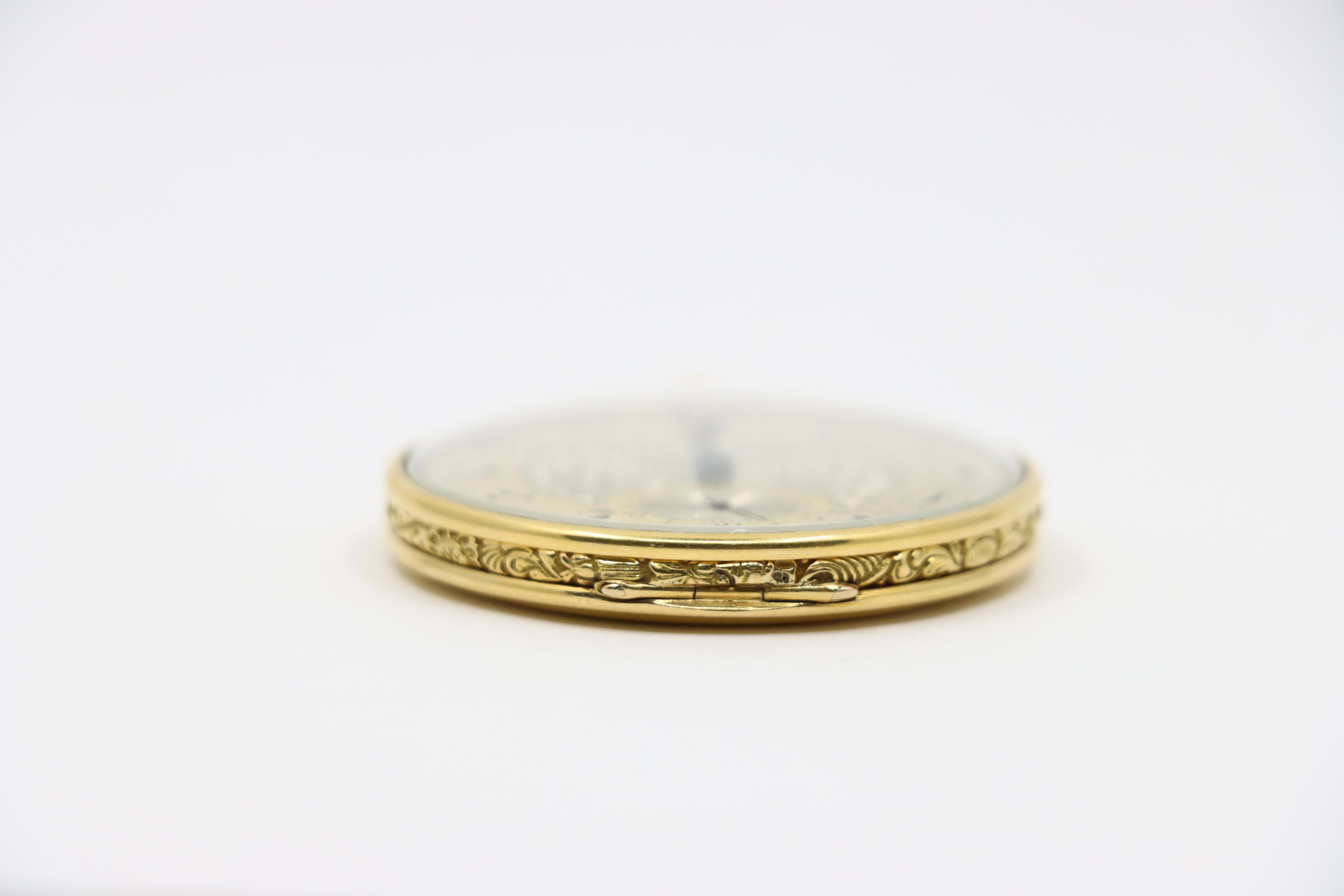 Antico orologio da tasca Vacheron & Constantin Geneve in oro 18 carati del 1925 in vendita 6