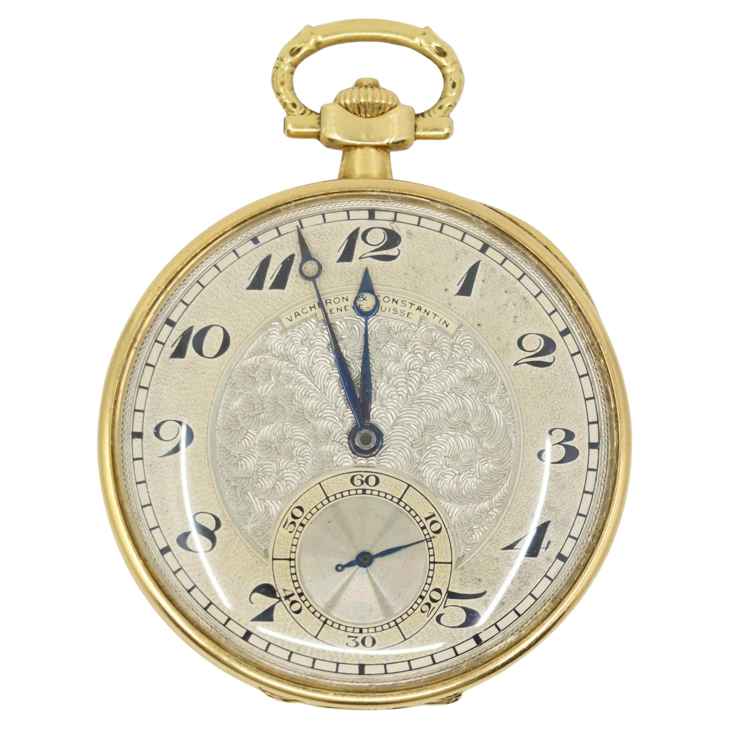 Antique 1925's 18K Gold Vacheron & Constantin Geneve Pocket Watch
