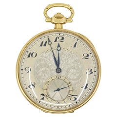Ancienne montre de poche Vacheron Constantin Geneve en or 18 carats des années 1925