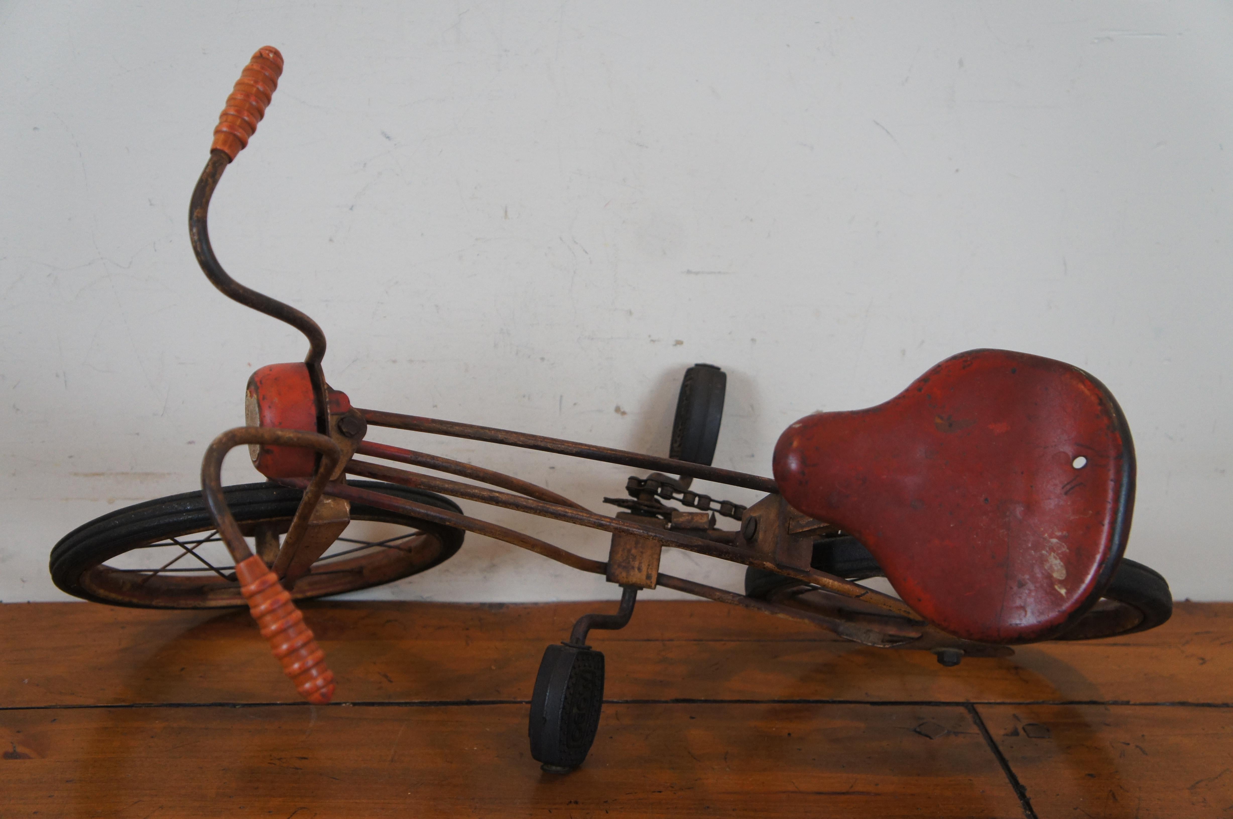 Antique 1926 Sebel Products Mobo Tot Cycle Bicyclettes Childrens Pedal Bike 30 en vente 1