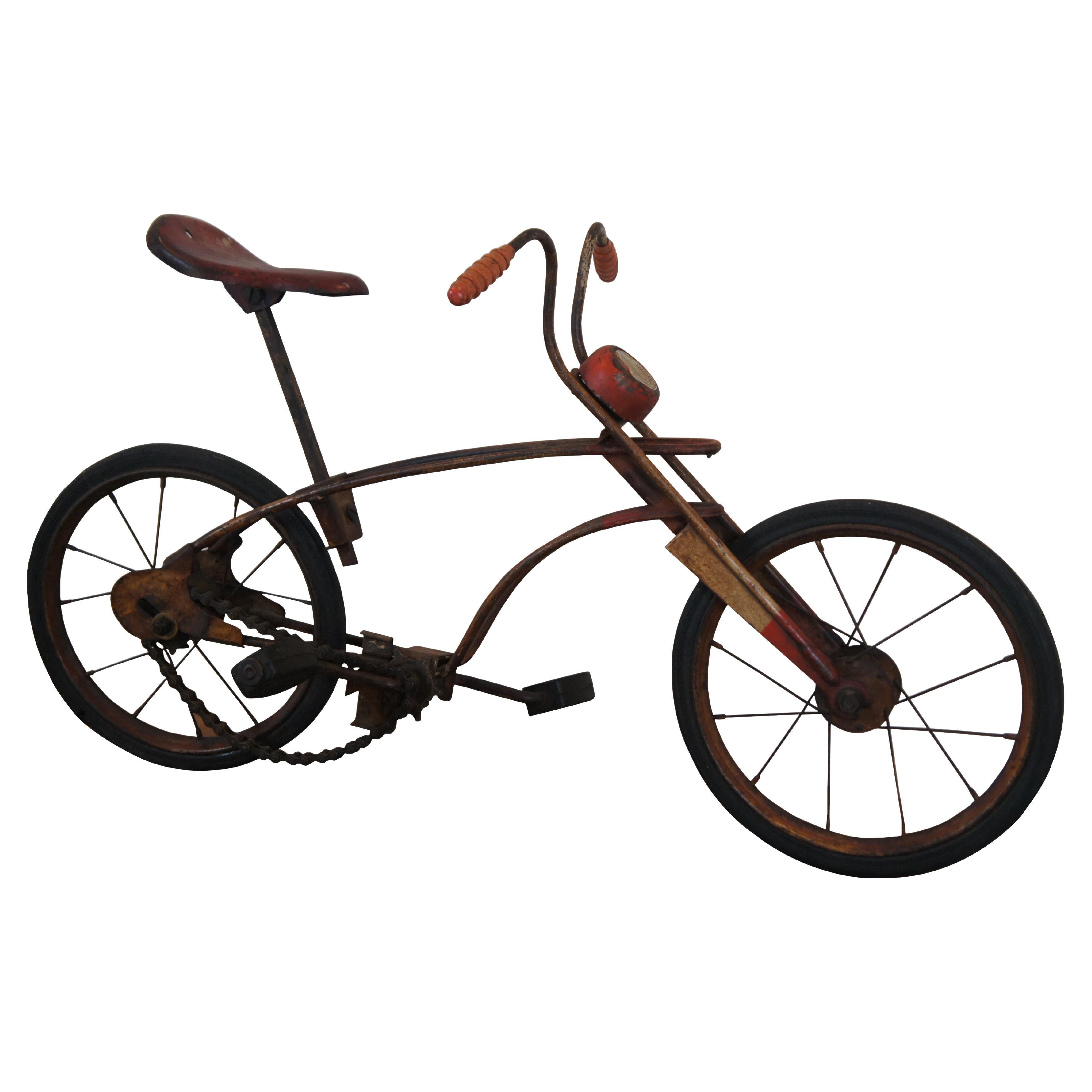 Antique 1926 Sebel Products Mobo Tot Cycle Bicyclettes Childrens Pedal Bike 30 en vente