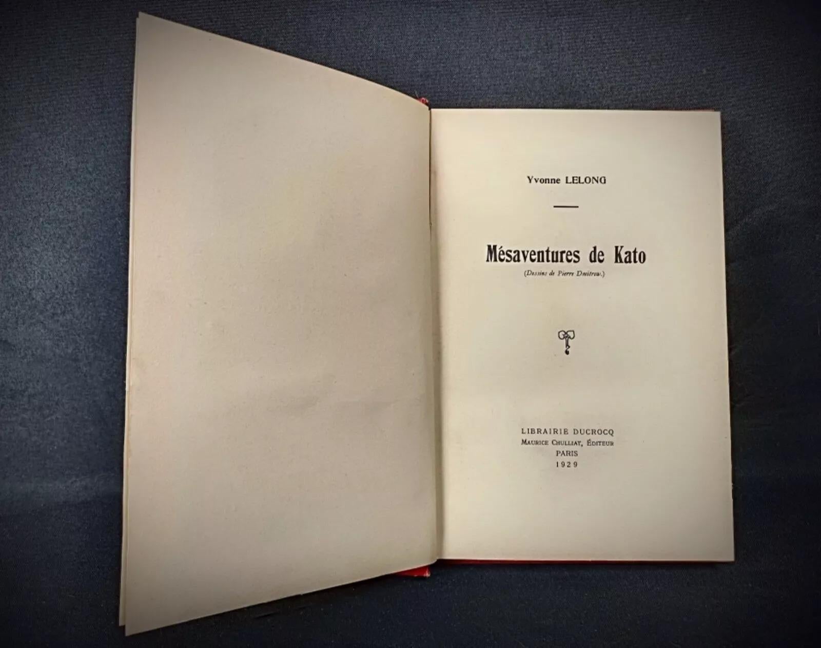 Condition: Fair
Comments: The book is in good condition with some yellowing of the pages and slight wear on the spine. Please refer to the photos for more details.
Author: Yvonne Lelong
Publication Year: 1929
Language: French
Dimensions:
Height: