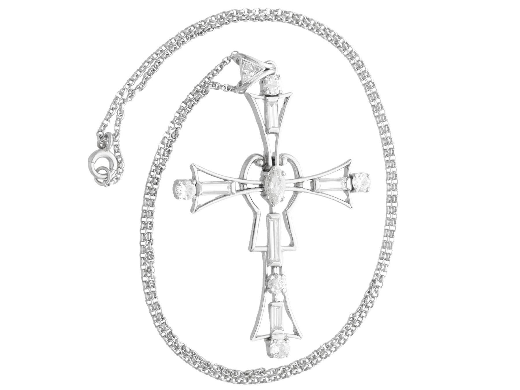 platinum crucifix