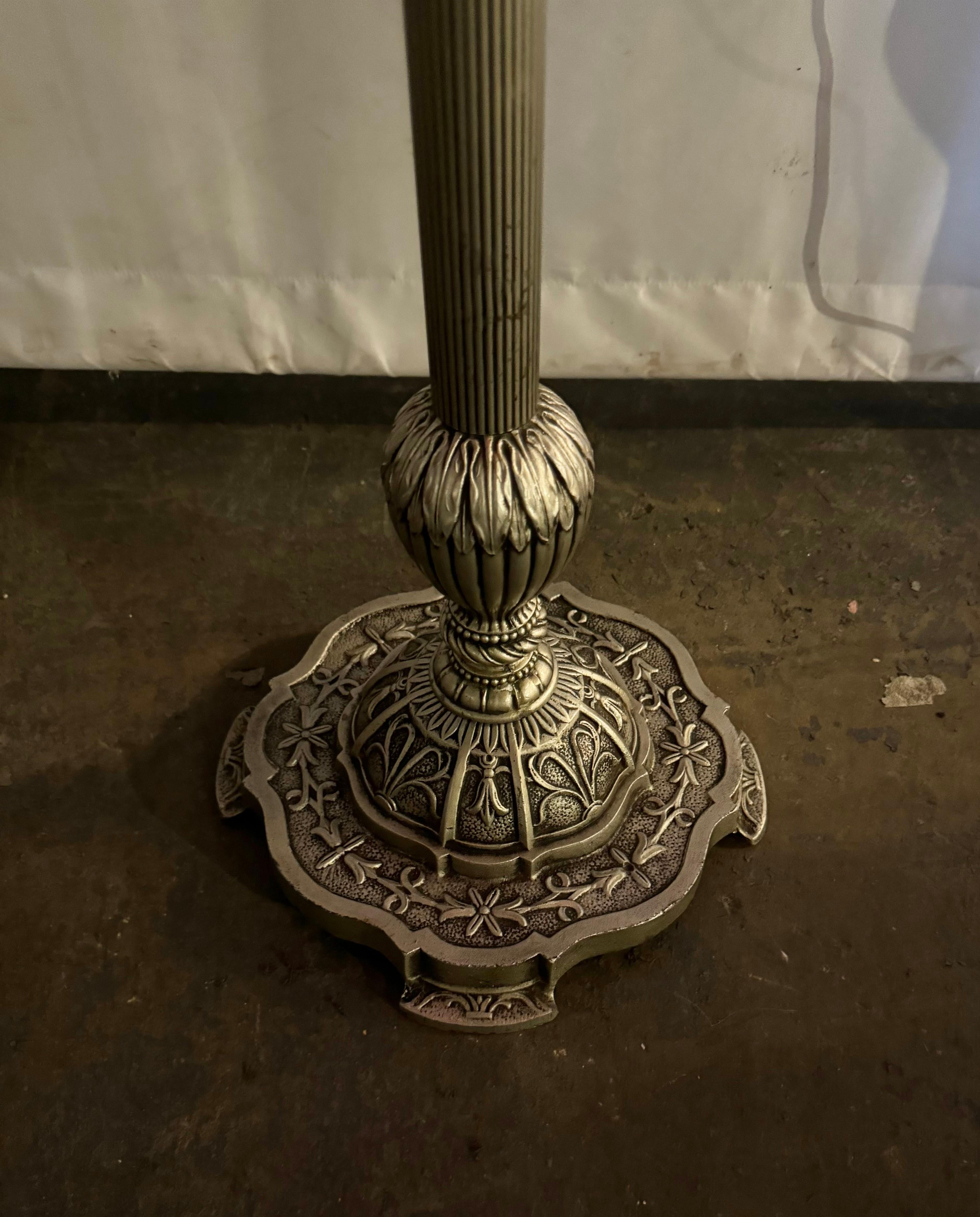 Antique 1930's Cast Aluminum Church / Funeral Light Up Crusifix For Sale 2