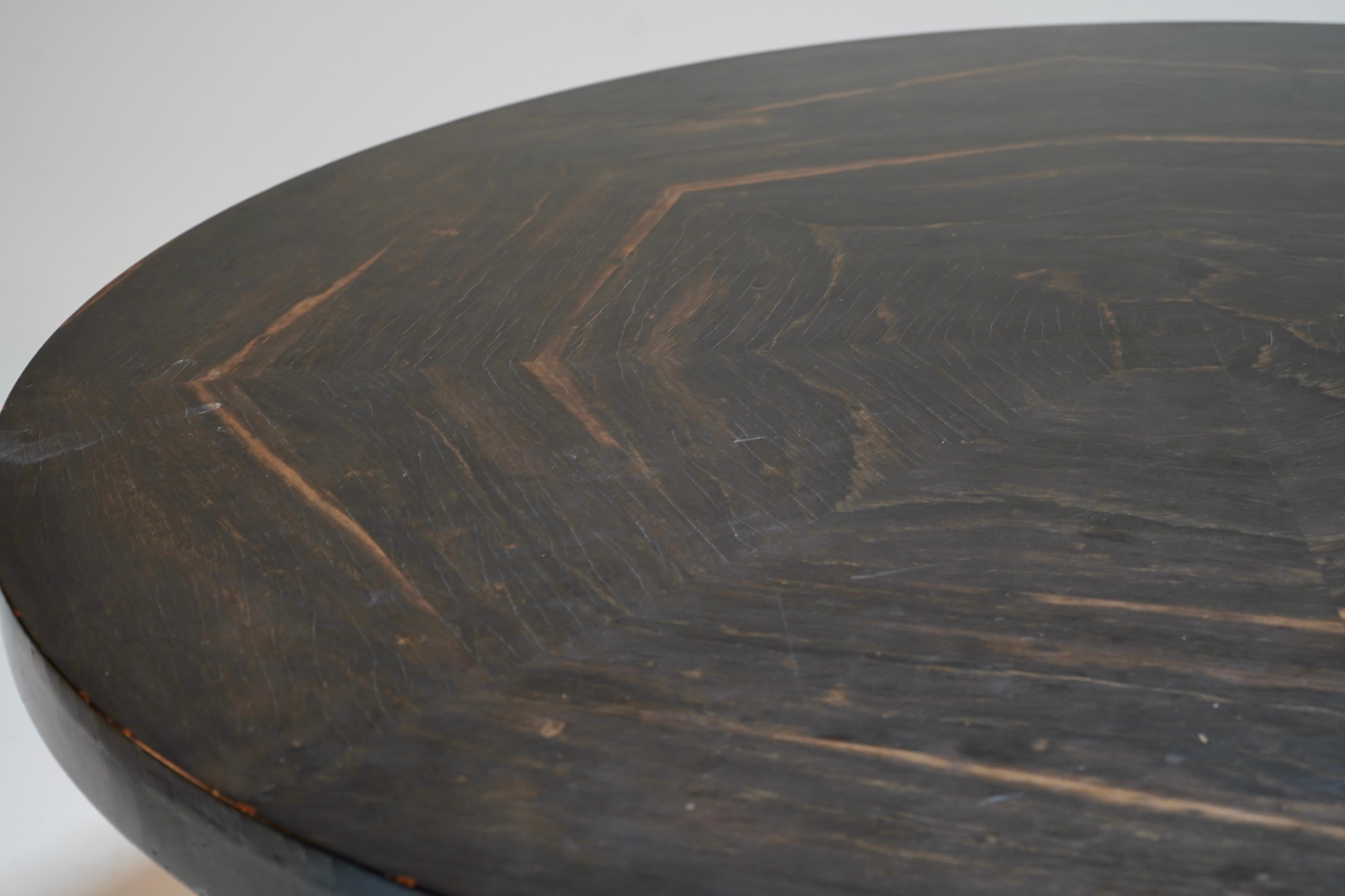 Art Deco Antique 1930s Ebonised Pedestal Guéridon Hall Centre Dining Table