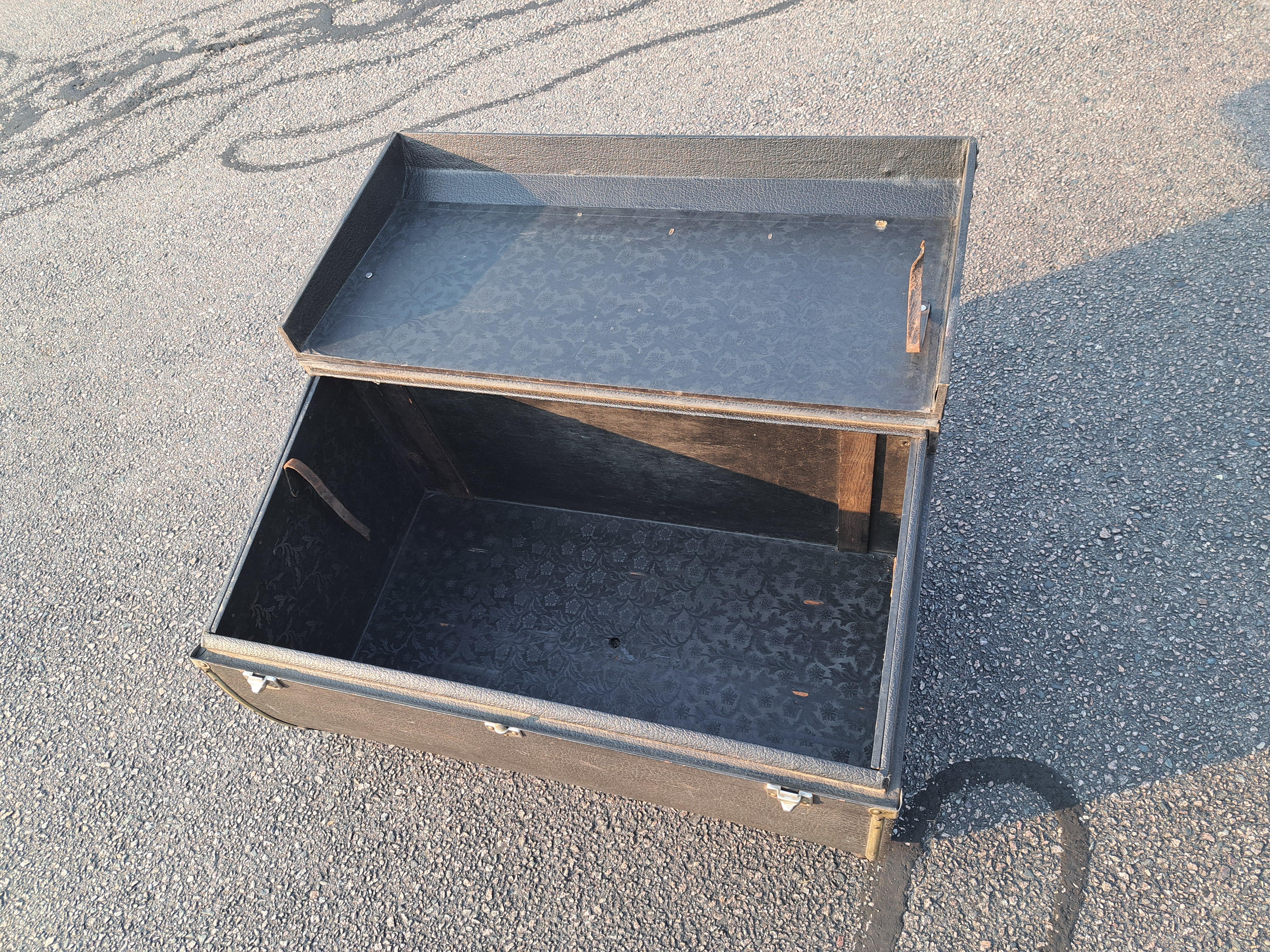 Art Deco Antique 1930's Exterior Car Trunk For Sale