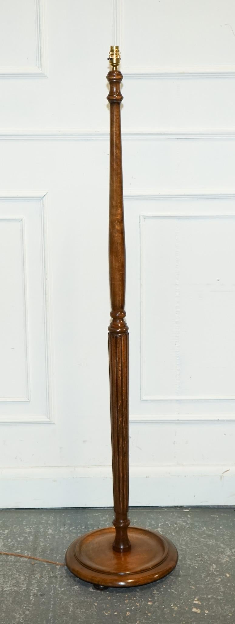 
Antiques of London



We are delighted to offer for sale this Antique 1930s Walnut Standard Floor Lamp.

 It is a picture of timeless elegance. The walnut wood, rich in colour and grain, has been meticulously French polished to a high sheen,