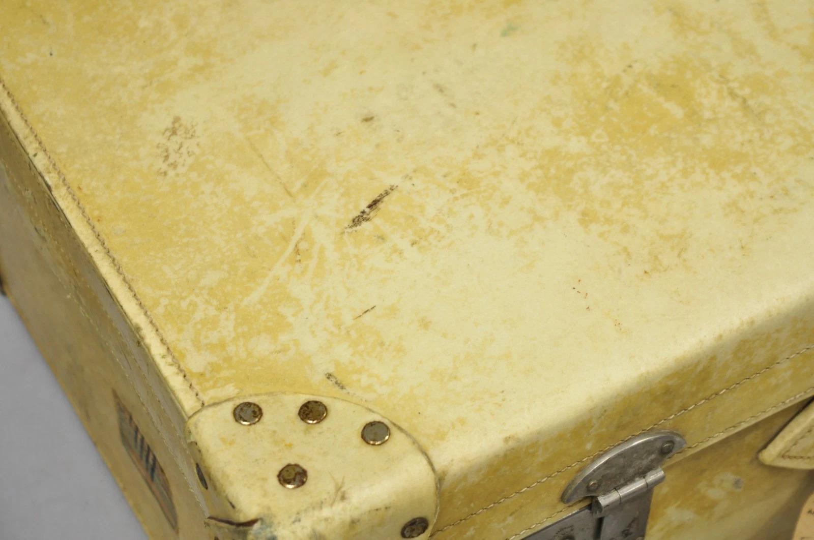 Antique 1930s Französisch Vellum Pergament große 30