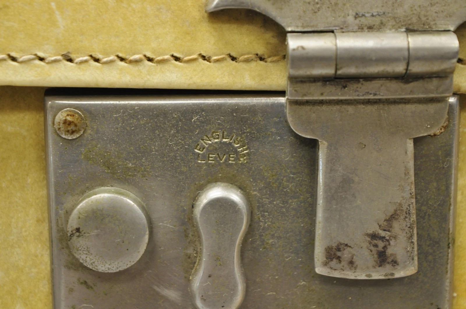 Antique 1930s Französisch Vellum Pergament große 30