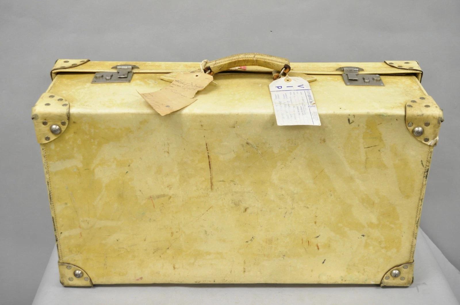 Antique 1930s Französisch Vellum Pergament große 30