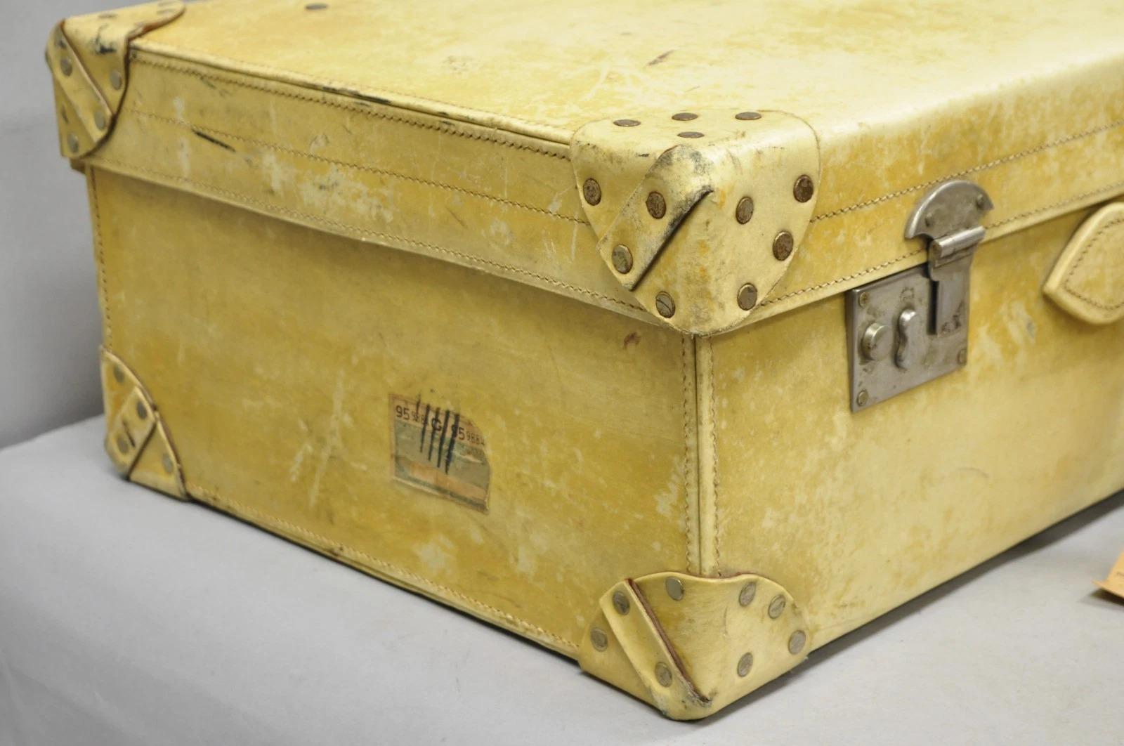 Antique 1930s Französisch Vellum Pergament große 30