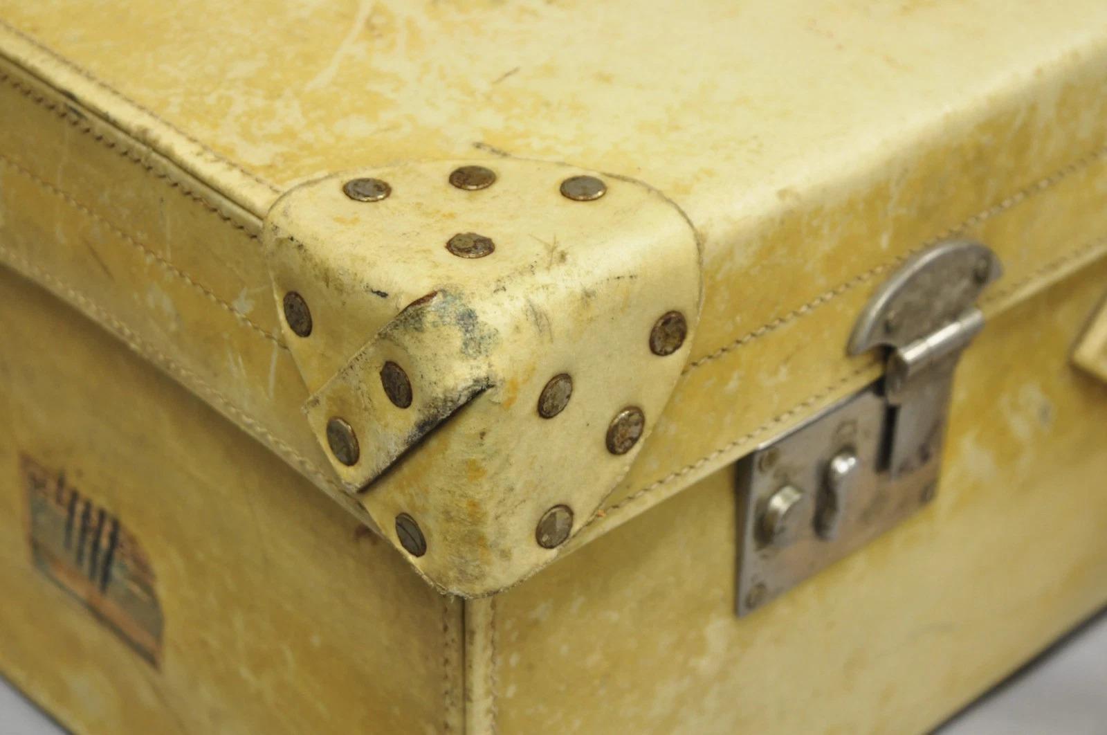 Antique 1930s Französisch Vellum Pergament große 30