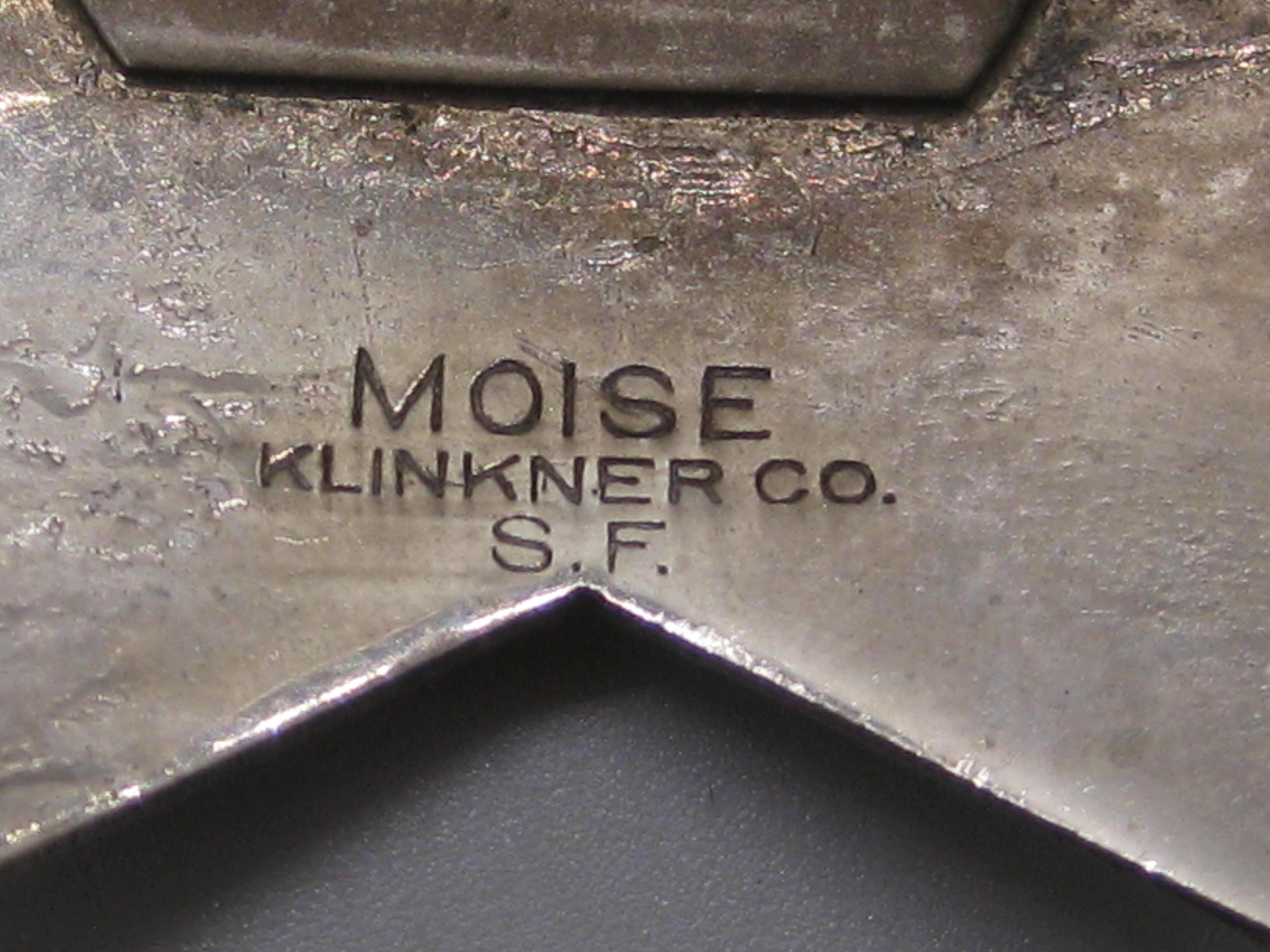 Antique 1930's Moise Klinkner U.S. Custodian Service Marshall Badge OBSOLETE! For Sale 5