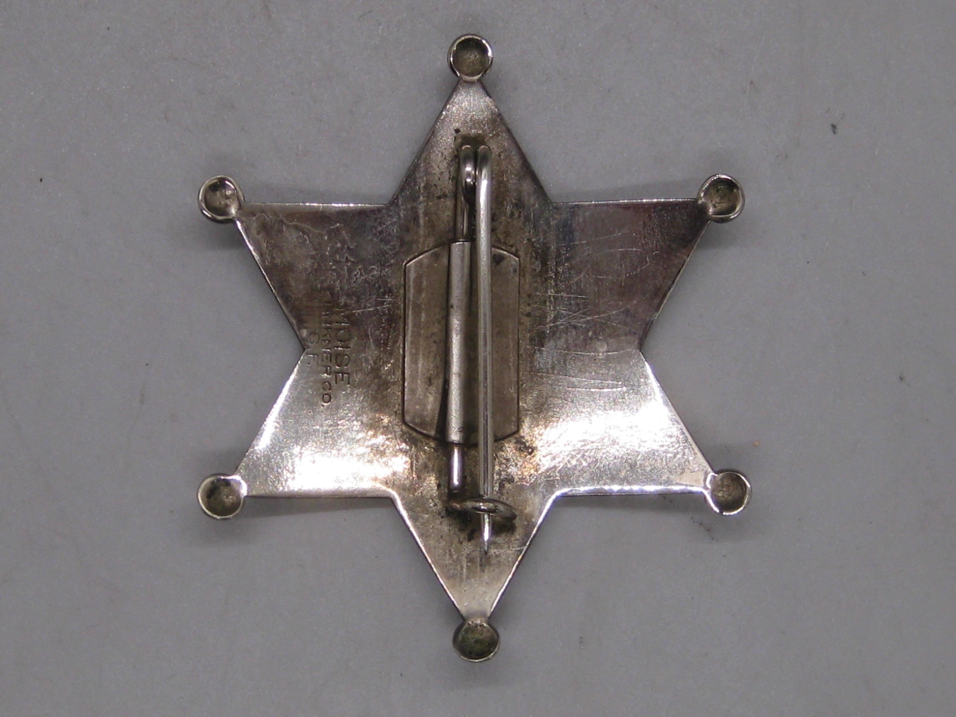 Antique 1930's Moise Klinkner U.S. Custodian Service Marshall Badge OBSOLETE! For Sale 3