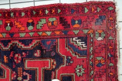 Antike 1930er Jahre persischen Hamadan Teppich - handgefertigt Tribal Wolle, 5,3'' x 7,11' -1C1247