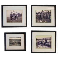 Antique 1930s Photos of a Tiger Hunt in Colonial India