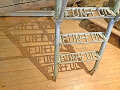 Antikes Spielplatz-Schaukel-Set aus den 1930er Jahren mit Leiter und Rutsche von Fun-Ful