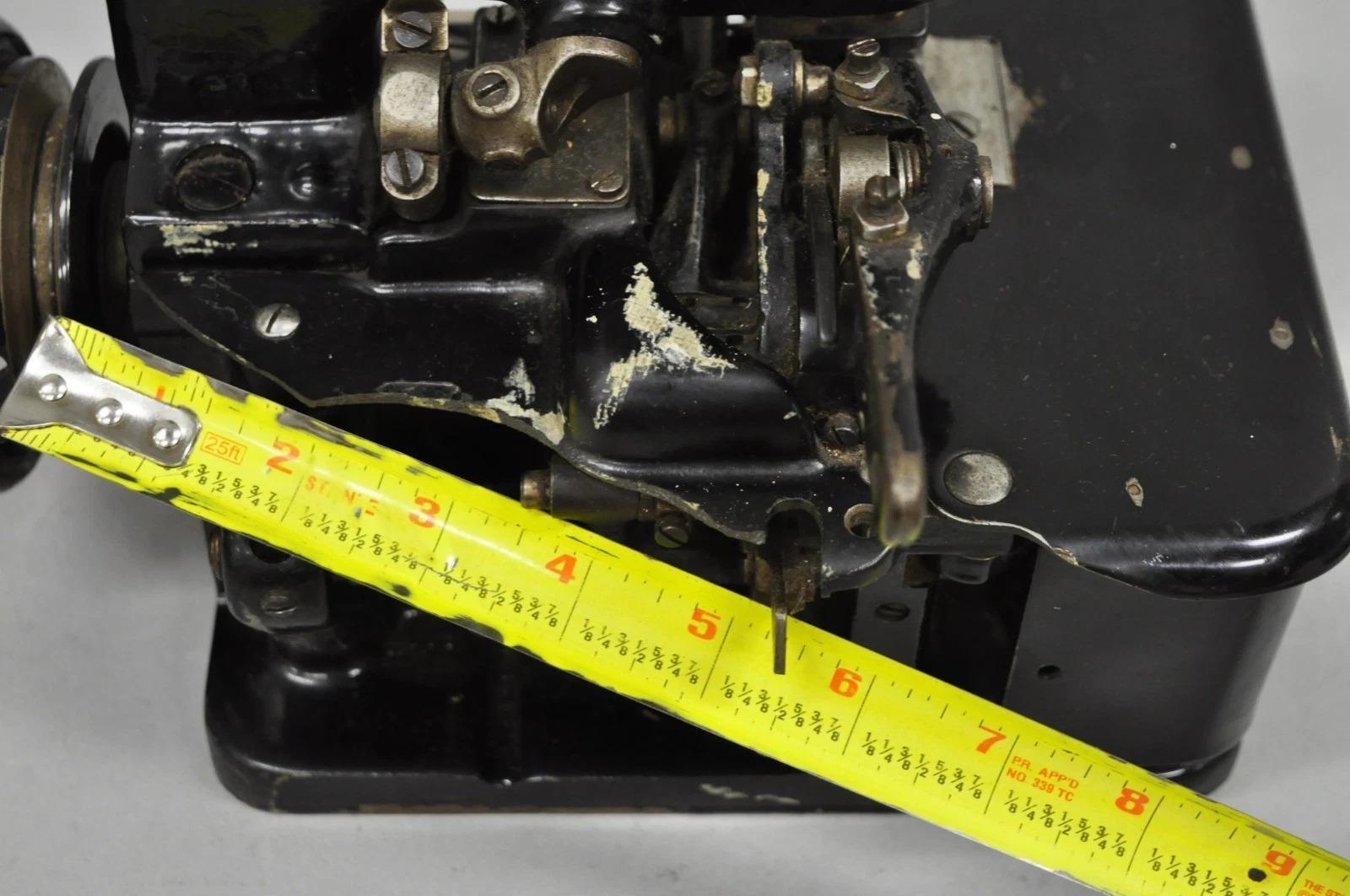 Antigua máquina de coser overlock Singer 81-K78 de los años 30, fabricada en Gran Bretaña en venta 3