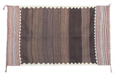 Antique 1930s Sofreh Wool Kilim Rug, Undyed Tribal Flatweave 157x89 cm