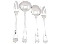 Antique 1930s Sterling Silver Canteen of Cutlery for 8 Persons
