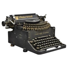 Antique 1930s Underwood Noiseless Standard Mechanical Typewriter Office Decor Antique 1930s Underwood Noiseless Standard Mechanical Typewriter Office Decor