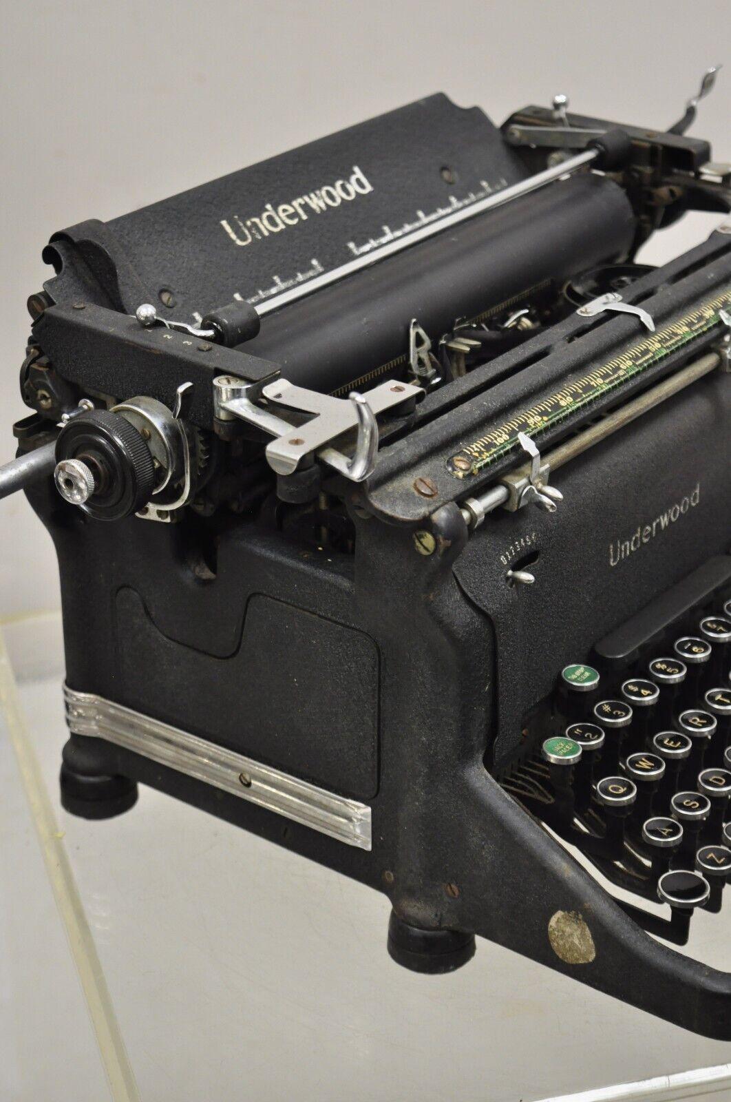 Antike 1940er Underwood Handschreibmaschine 5