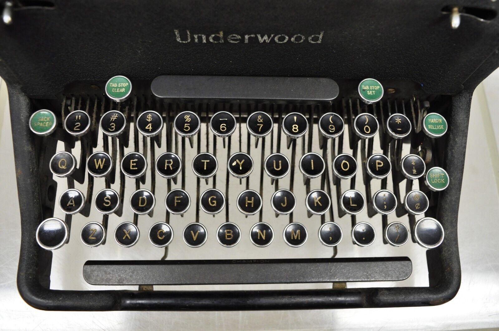 underwood typewriter 1940