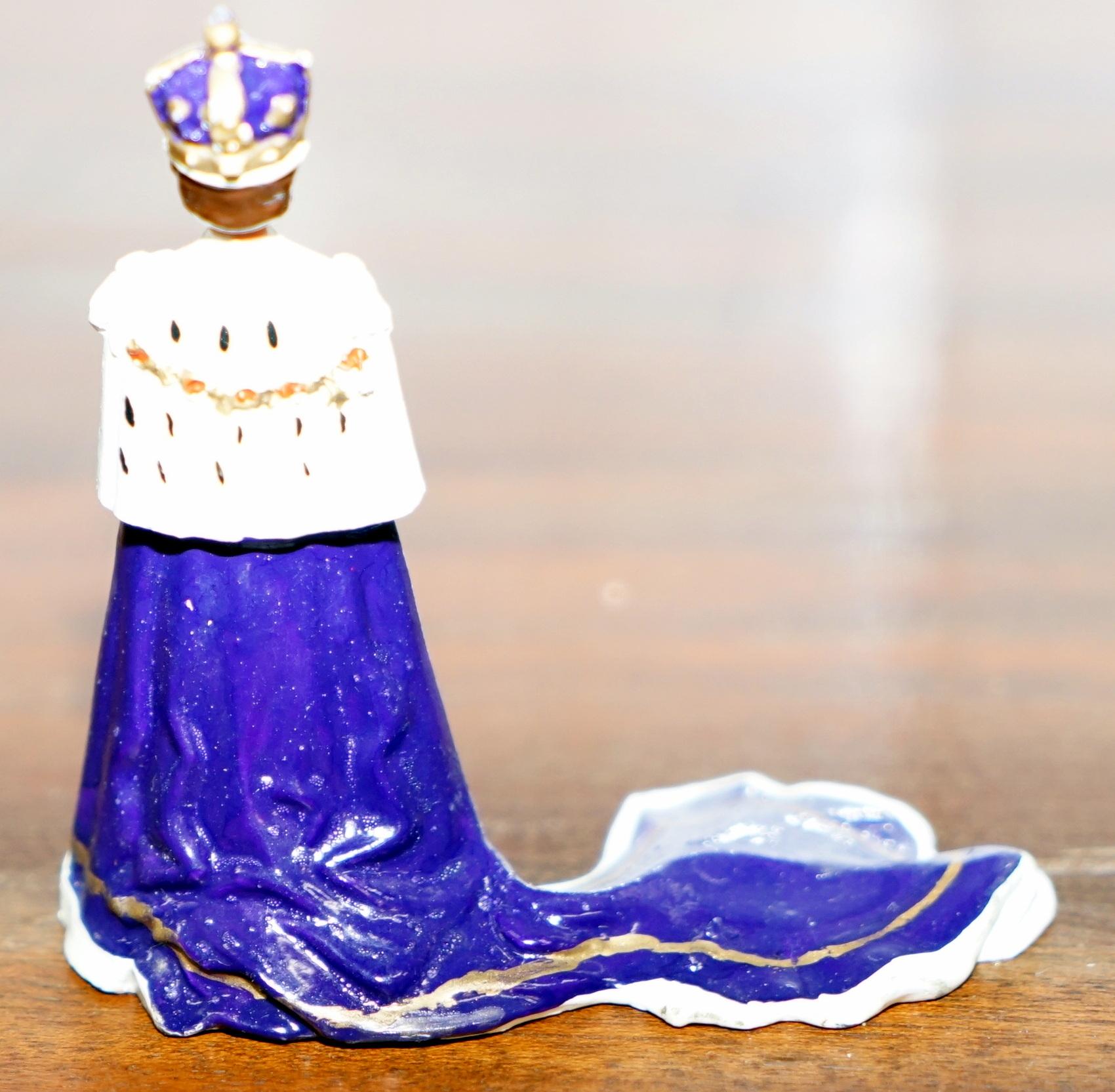 Hand-Crafted Antique 1953 Lead Toy HM the Queen Elizabeth II Coronation Rare Boxed Original