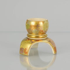 Antique 19th Century Japanese Satsuma High Quality Millefiori Stand/Brush Pot Ry