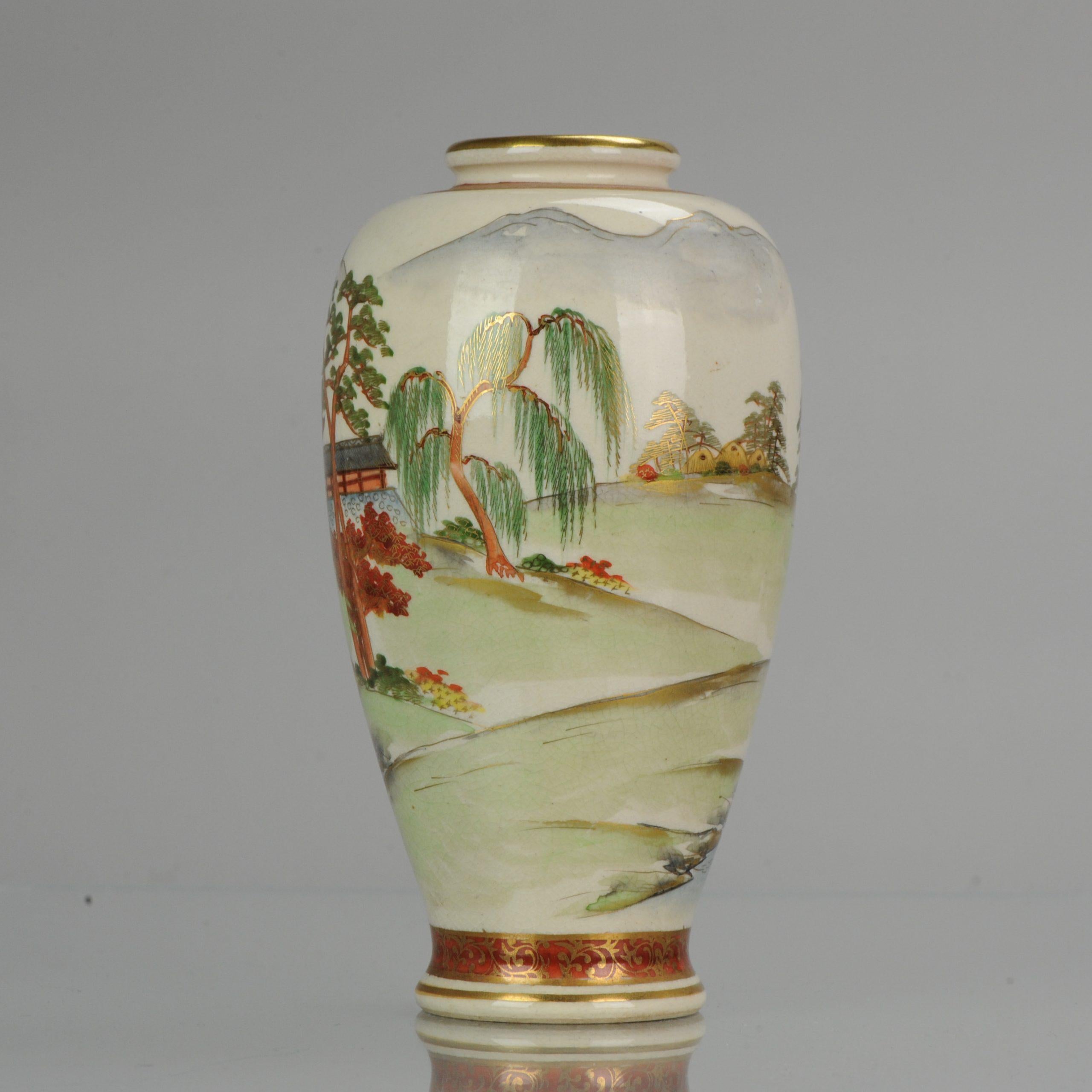 Fabulous Japanese vase.

Marked at base.

Condition:
Perfect. Size: 185mm high

Period:
Meiji Periode (1867-1912).