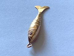 Antique 19ct Gold Articulated Fish
