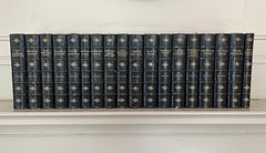 Antique 19th c. Books - Fine Leather Bindings - Set of Novels by Charles Dickens