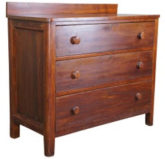 Antique 19th C Cherry Early American Dresser Chest of Drawers Civil War Era