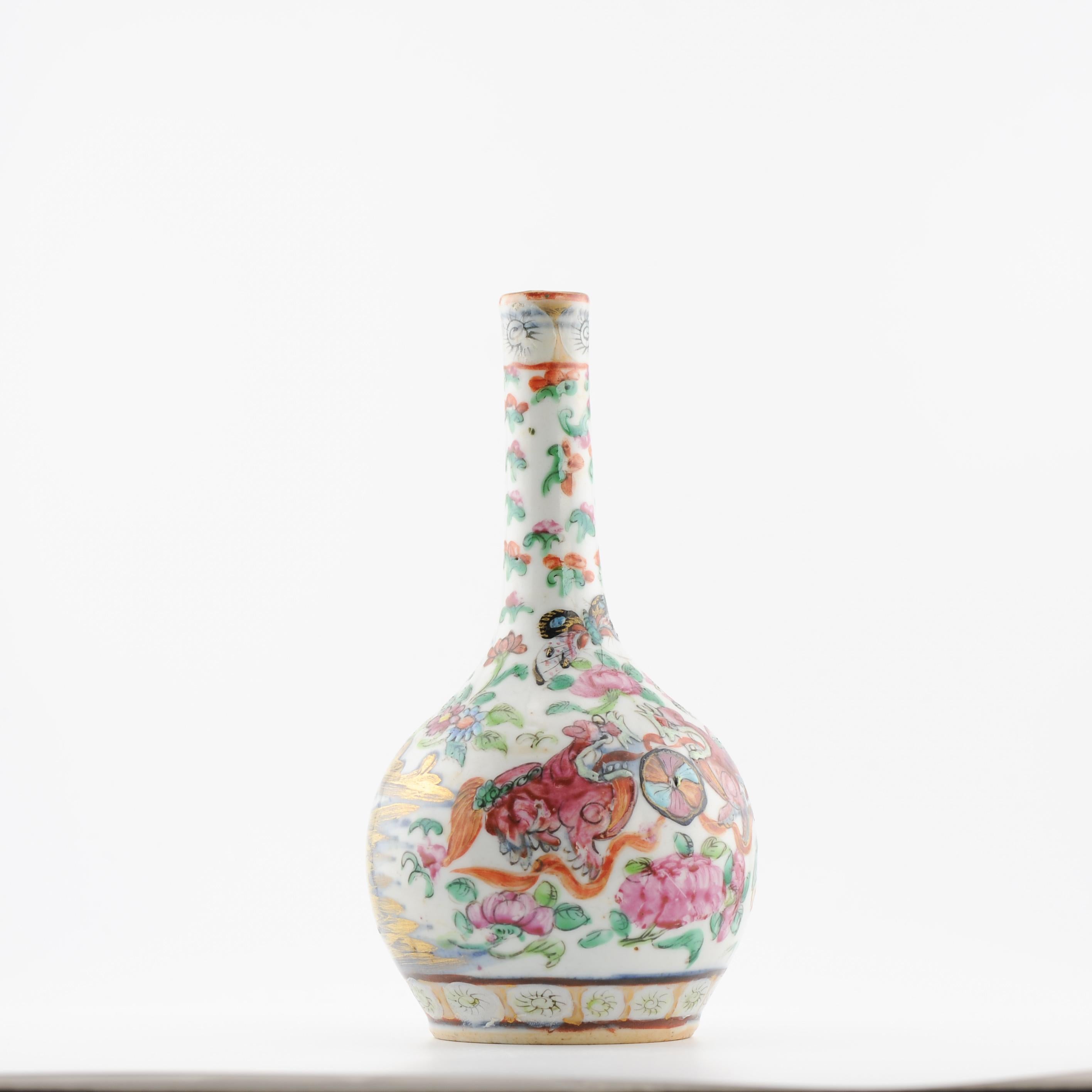 Anciennes assiettes figuratives cantonaises en porcelaine chinoise du 19ème siècle Qing Daoguang en vente 7