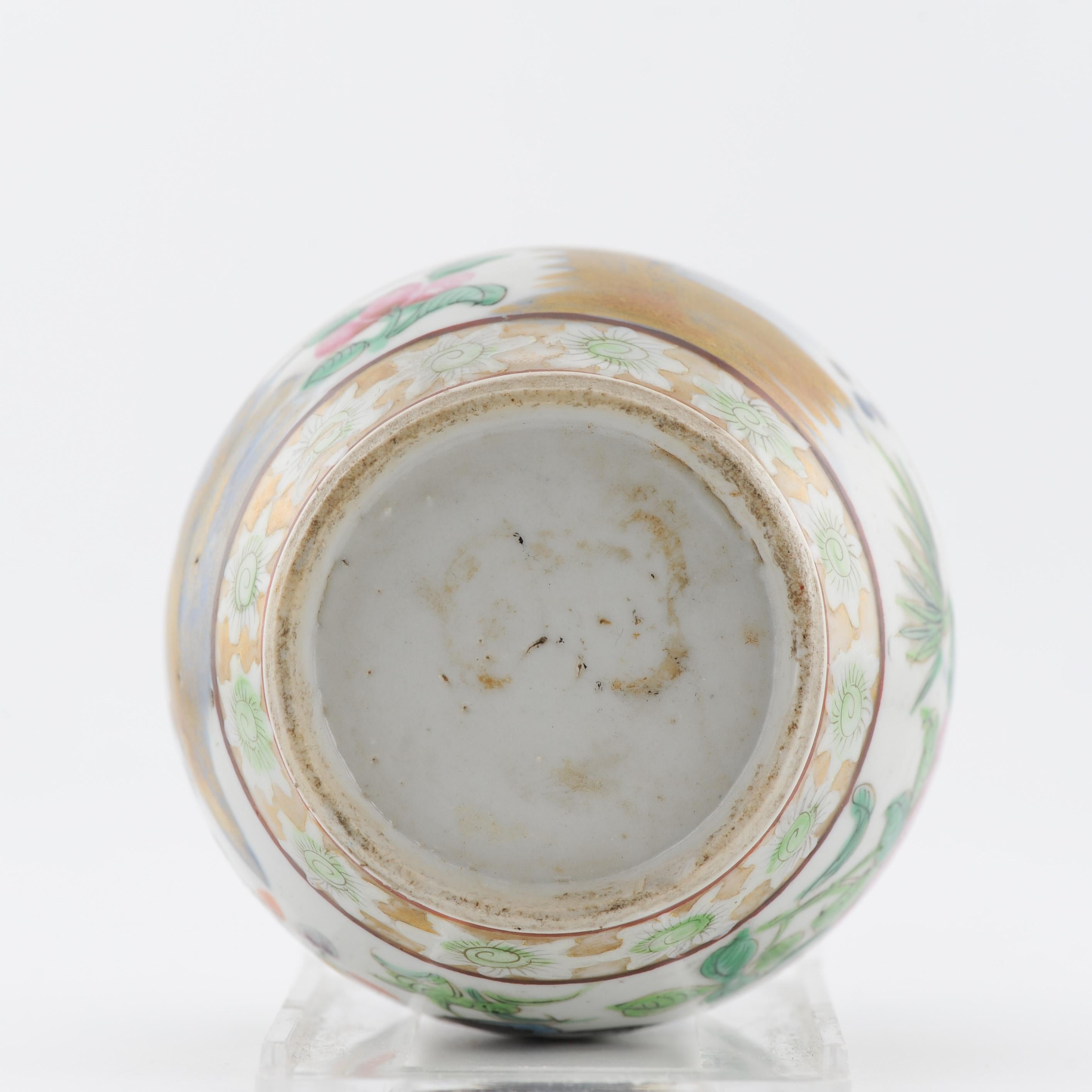 19th Century Antique 19th c Chinese Porcelain Cantonese Figural Plate Figures Qing Daoguang