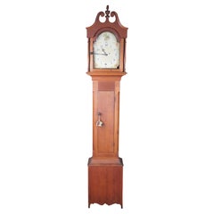 Antique 19th Century Early American Seth Thomas Tall Case Grandfather Clock