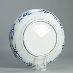 Antique 19th c Edo / Meiji Dynasty Japanese Porcelain Plate Dish Imari