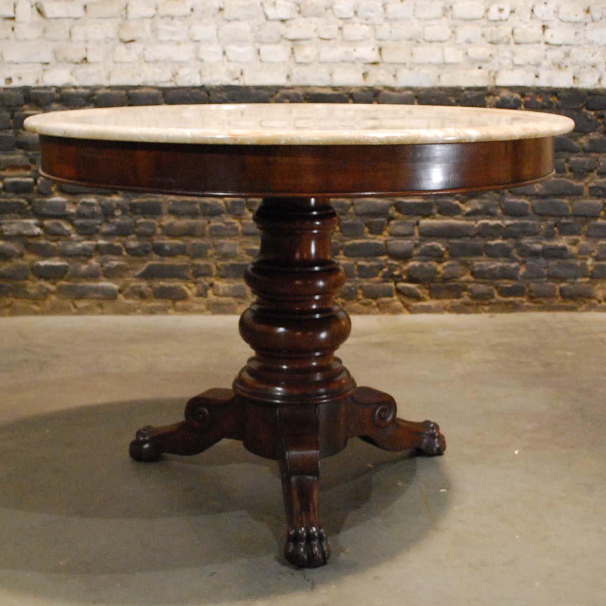 antique marble table