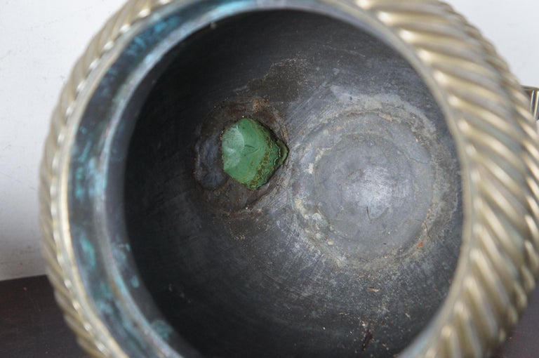 Antique 19th C. English Regency Brass Samovar Coffee Tea Urn Drink