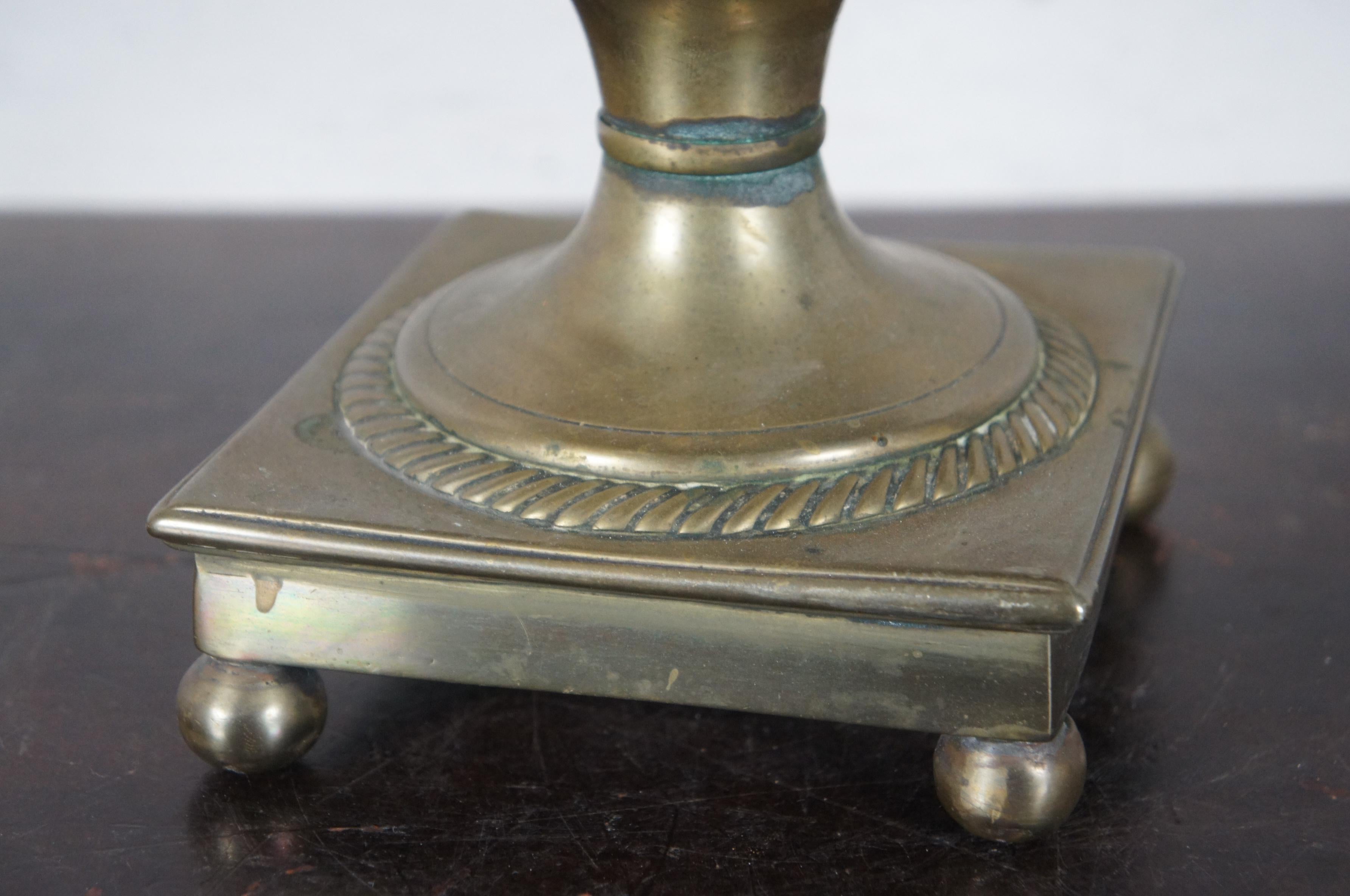 Antique 19th C. English Regency Brass Samovar Coffee Tea Urn Drink Dispenser For Sale 2