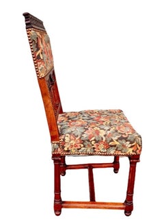Antiquities A.I.C C. French Carved Walnut Side Chair