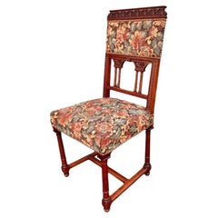 Antiquities A.I.C C. French Carved Walnut Side Chair
